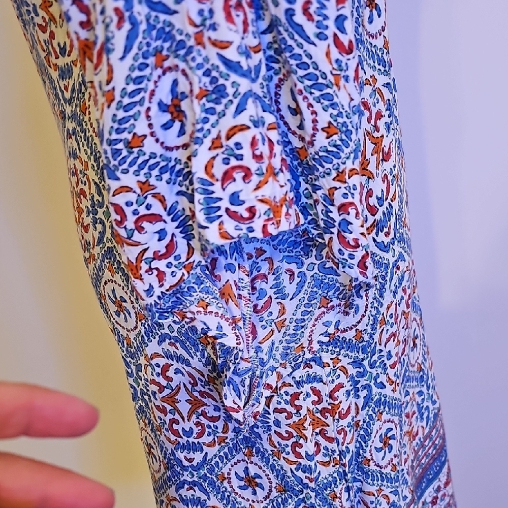 Bohemian Print Tunic Dress - Picture 9 of 12